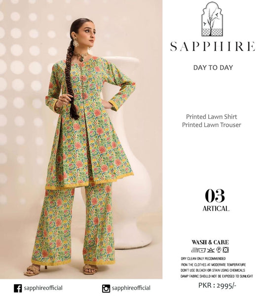 Sapphire Alover Lawn 2pc