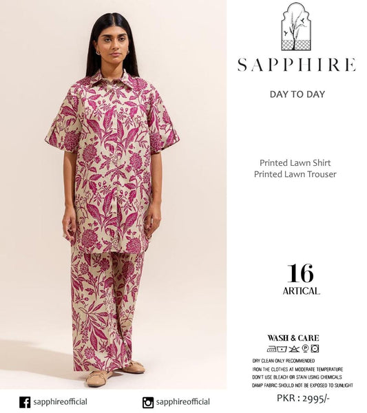 Sapphire Alover Lawn 2pc