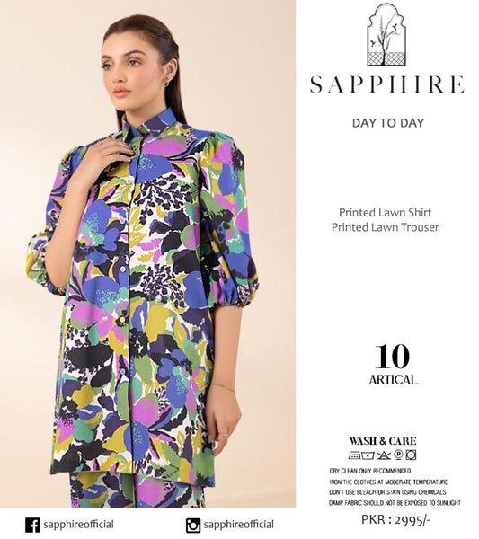 Sapphire Alover Lawn 2pc