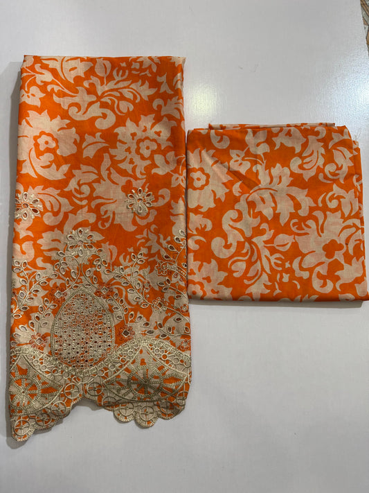 Nishat Chikenkari Lawn 2pc