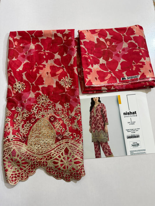 Nishat Chikenkari 2pc