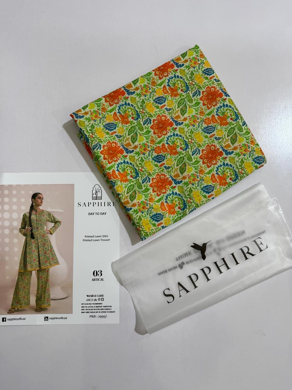 Sapphire Alover Lawn 2pc