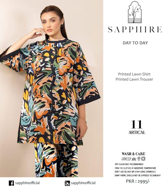 Sapphire Alover Lawn 2pc