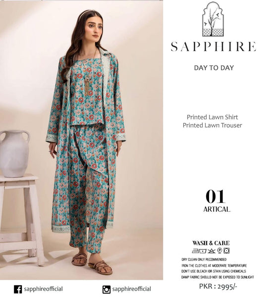Sapphire Alover Lawn 2pc