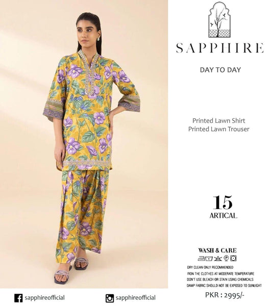 Sapphire Alover Lawn 2pc