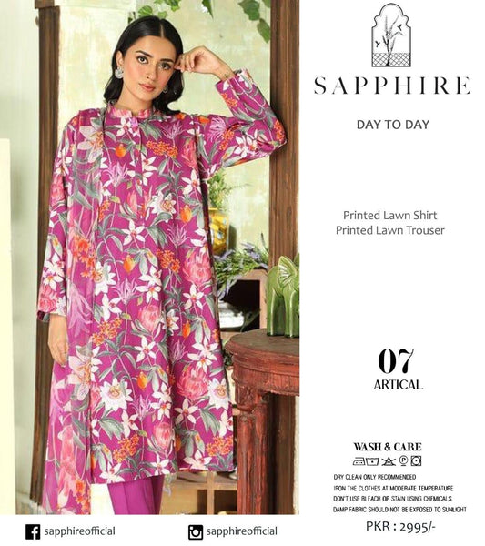 Sapphire Alover Lawn 2pc