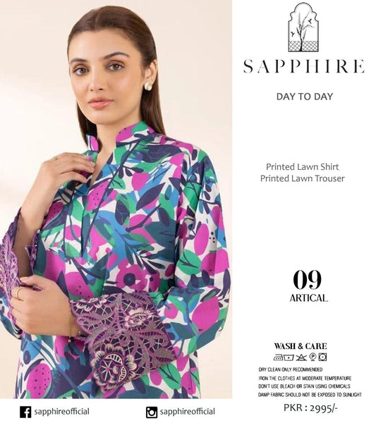 Sapphire Alover Lawn 2pc