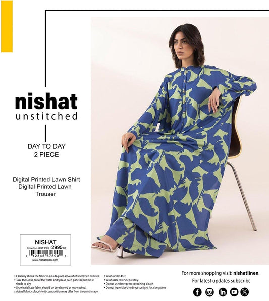 Nishat Lawn 2pc