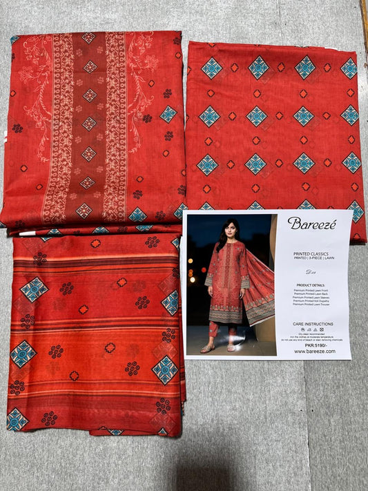 Bareeza Print 3pc