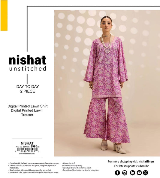 Nishat Lawn 2pc