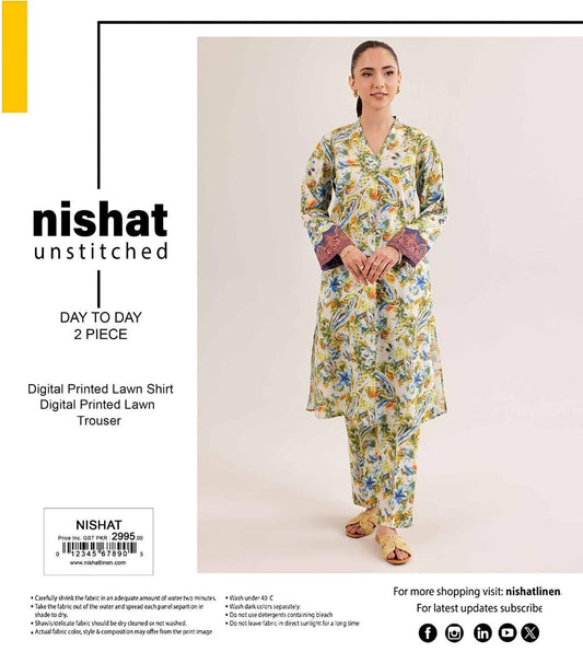 Nishat Lawn 2pc