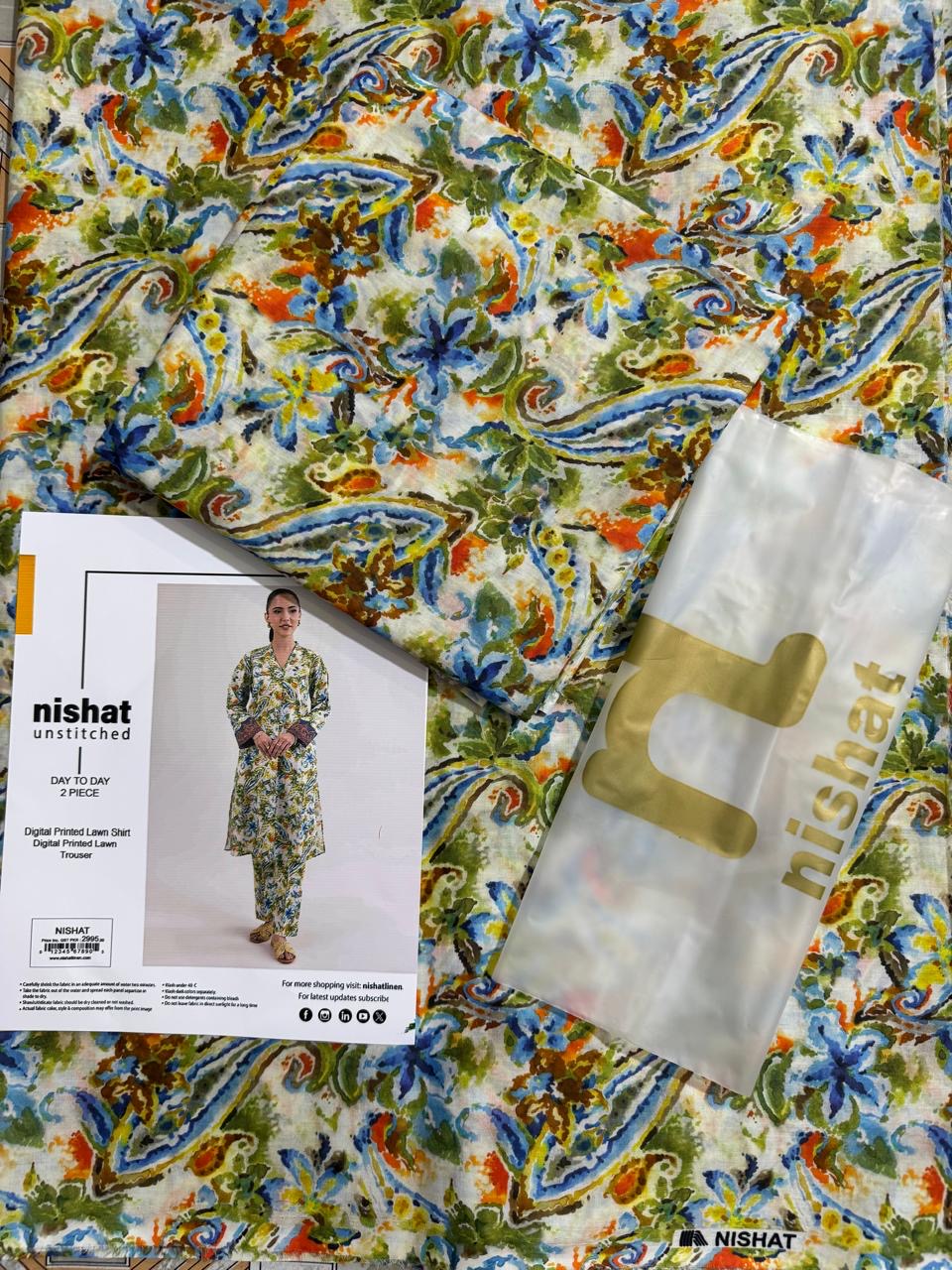 Nishat Lawn 2pc
